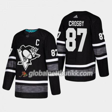 Pittsburgh Penguins Hockeydrakt Sidney Crosby 87 Svart 2019 NHL All-Star Adidas Authentic - Herre